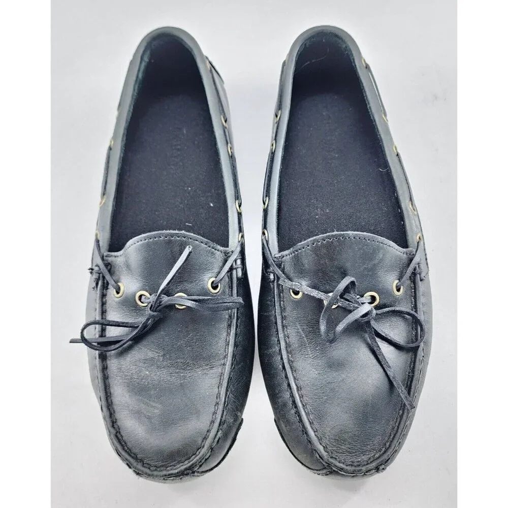Cole Haan‎ Gunnison II Black Slip On Leather Driving Shoes Men's Size 8 M C05923